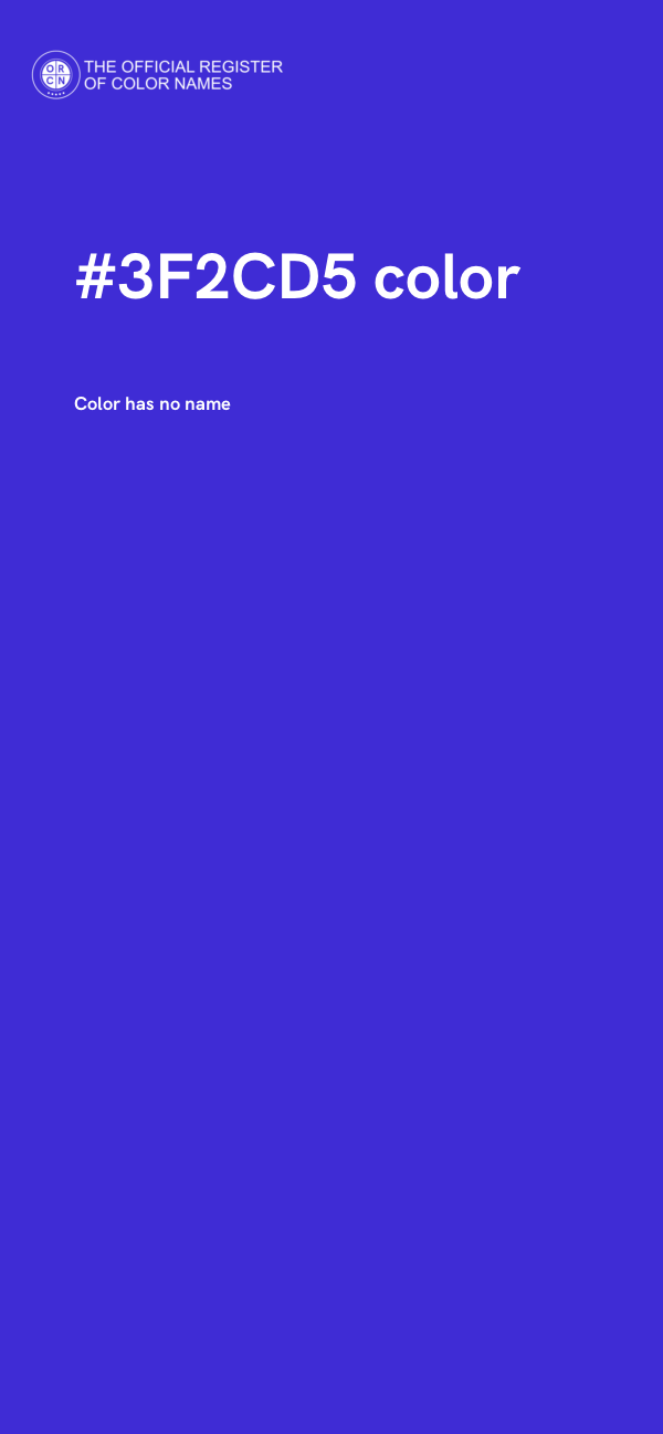 #3F2CD5 color image