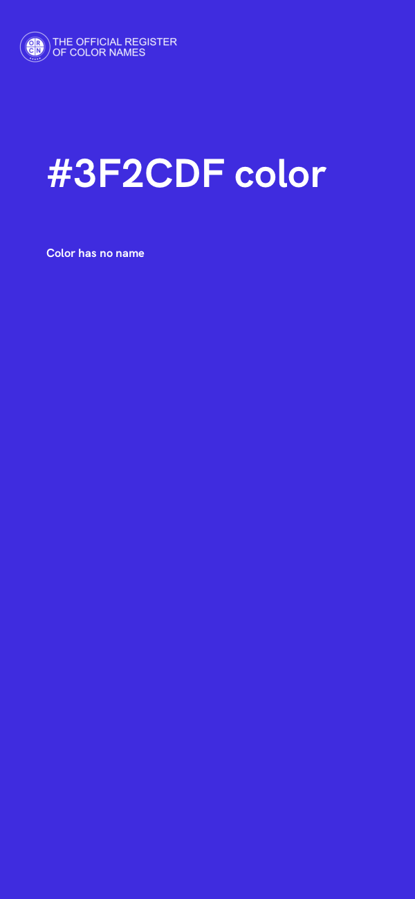 #3F2CDF color image