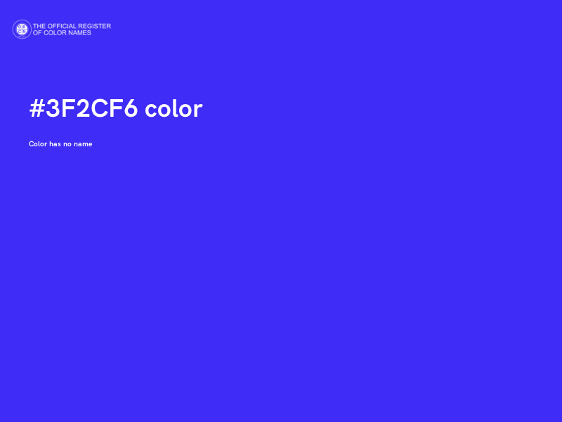 #3F2CF6 color image