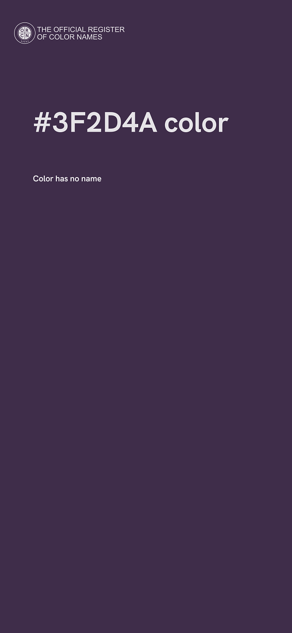 #3F2D4A color image