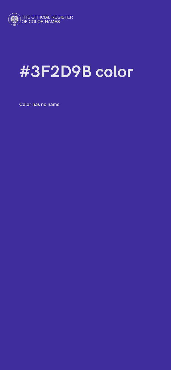 #3F2D9B color image