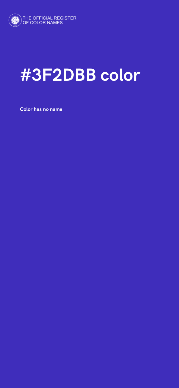 #3F2DBB color image