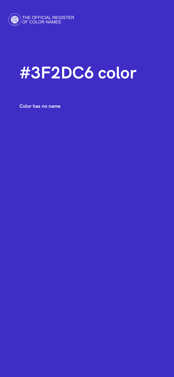 #3F2DC6 color image