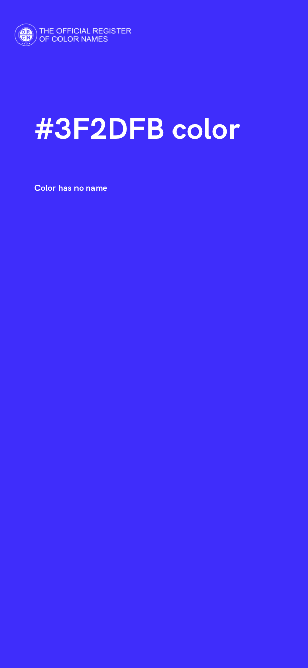 #3F2DFB color image