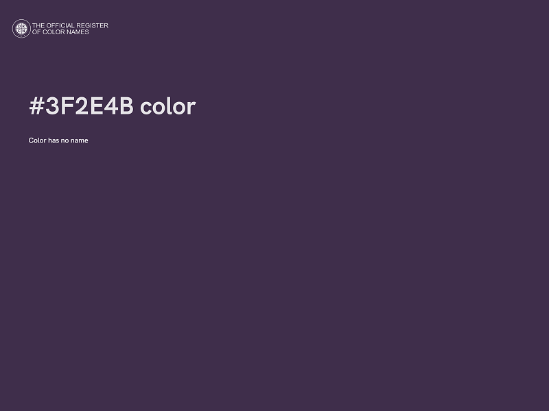 #3F2E4B color image