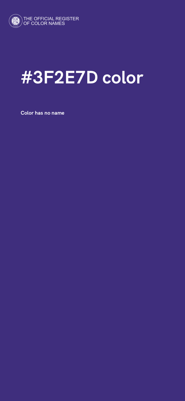 #3F2E7D color image