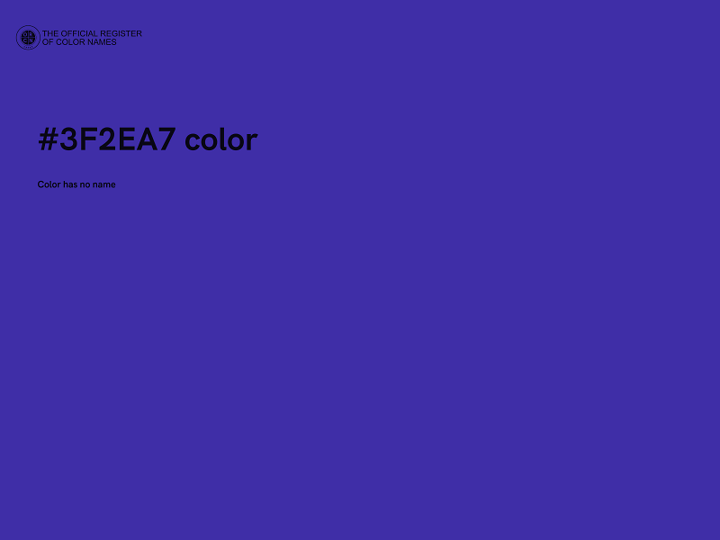 #3F2EA7 color image