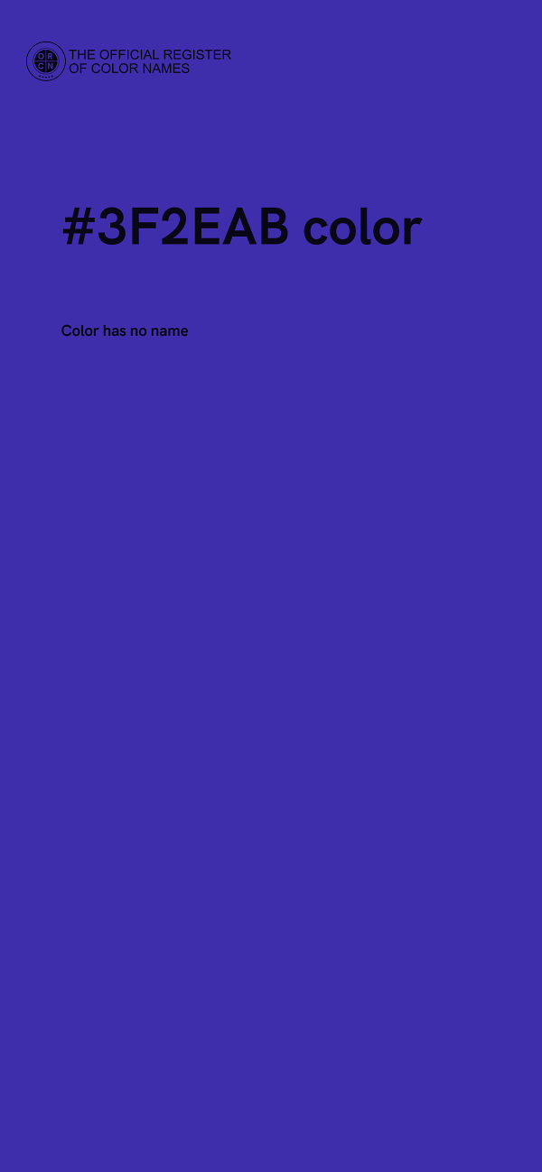 #3F2EAB color image
