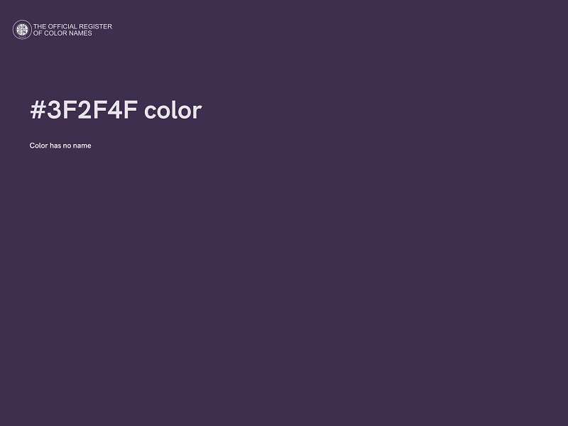 #3F2F4F color image