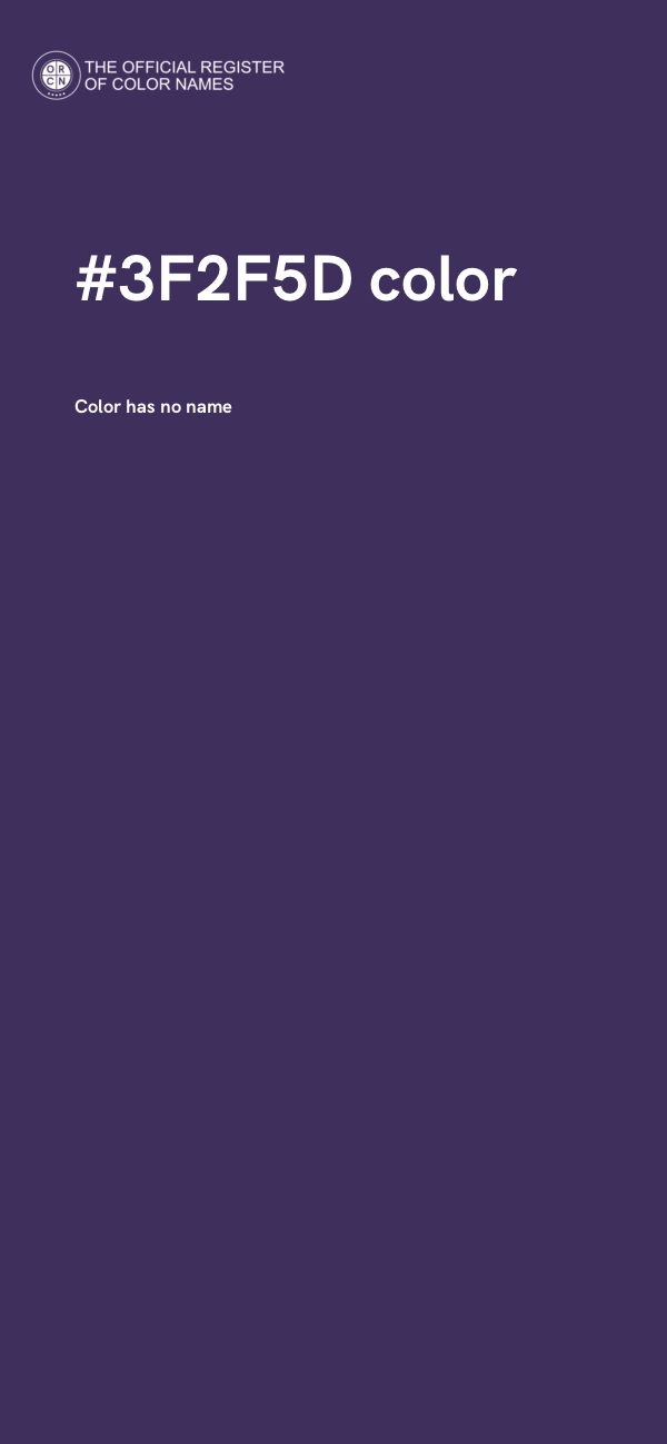 #3F2F5D color image
