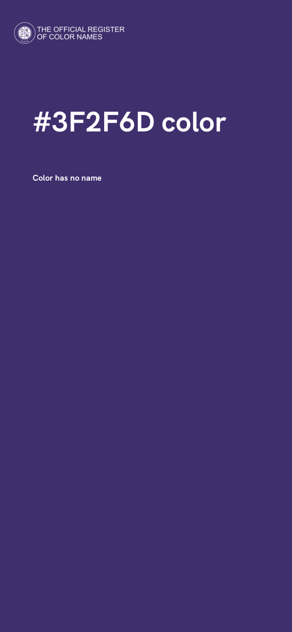 #3F2F6D color image