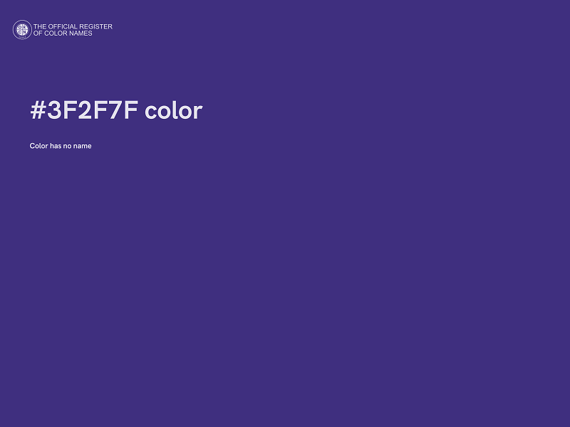 #3F2F7F color image