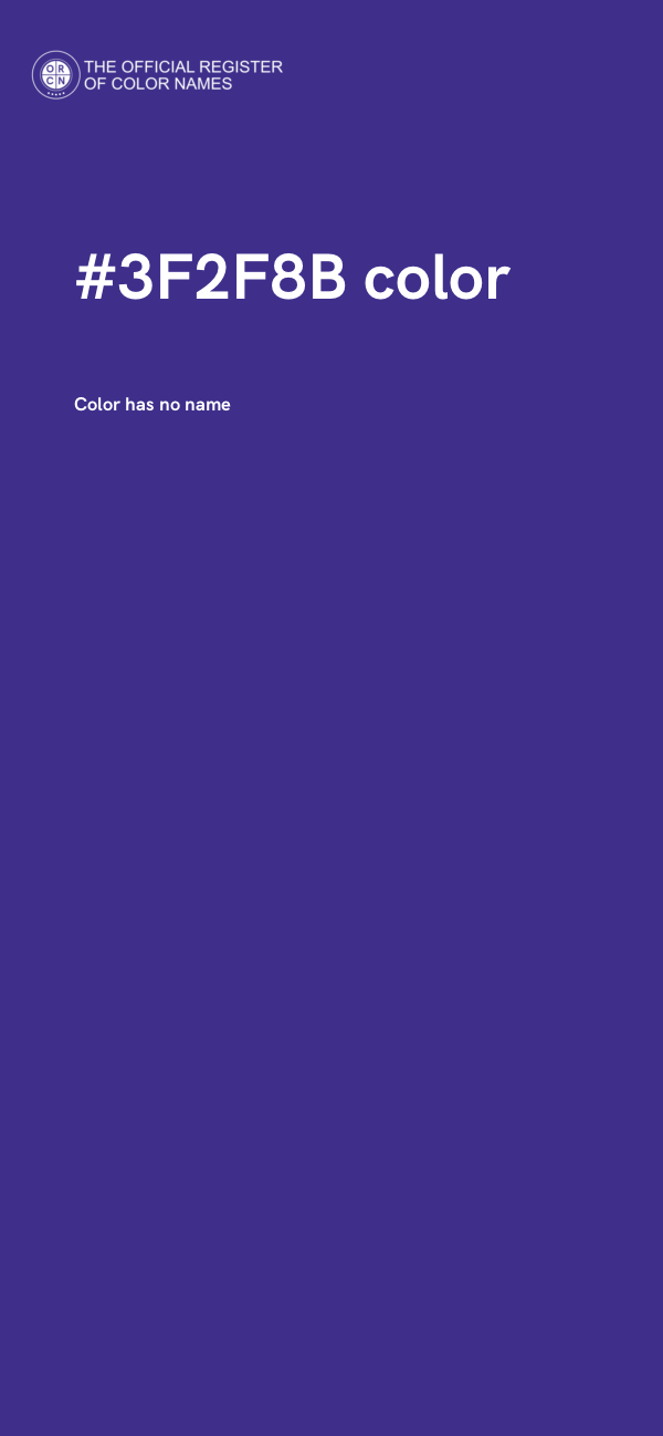 #3F2F8B color image