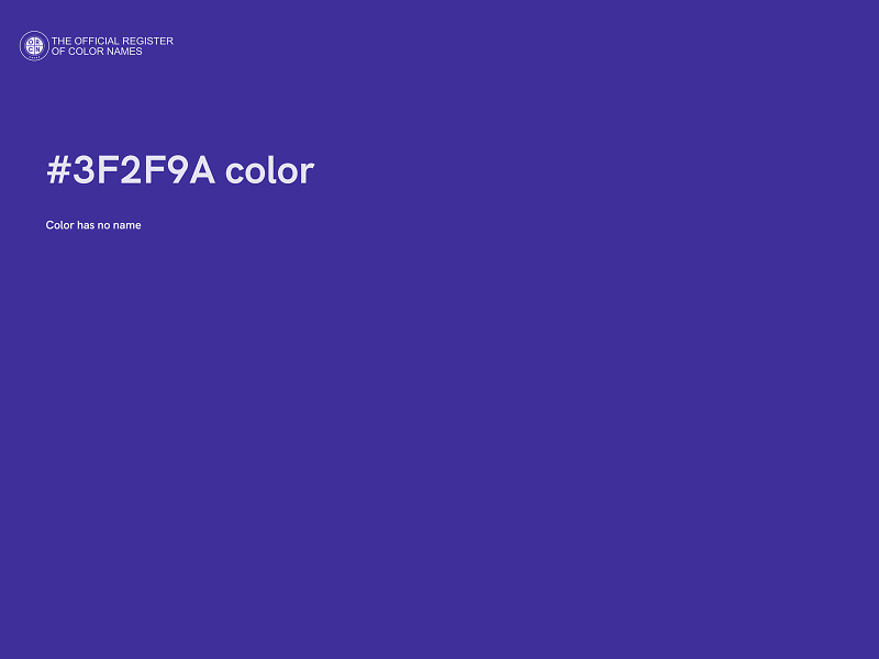 #3F2F9A color image