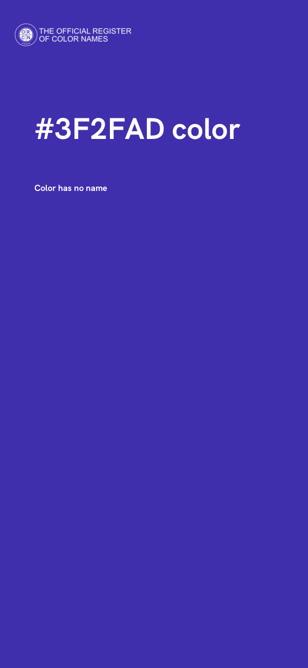 #3F2FAD color image