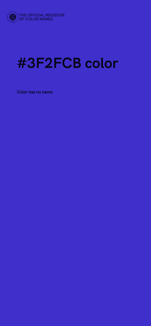 #3F2FCB color image