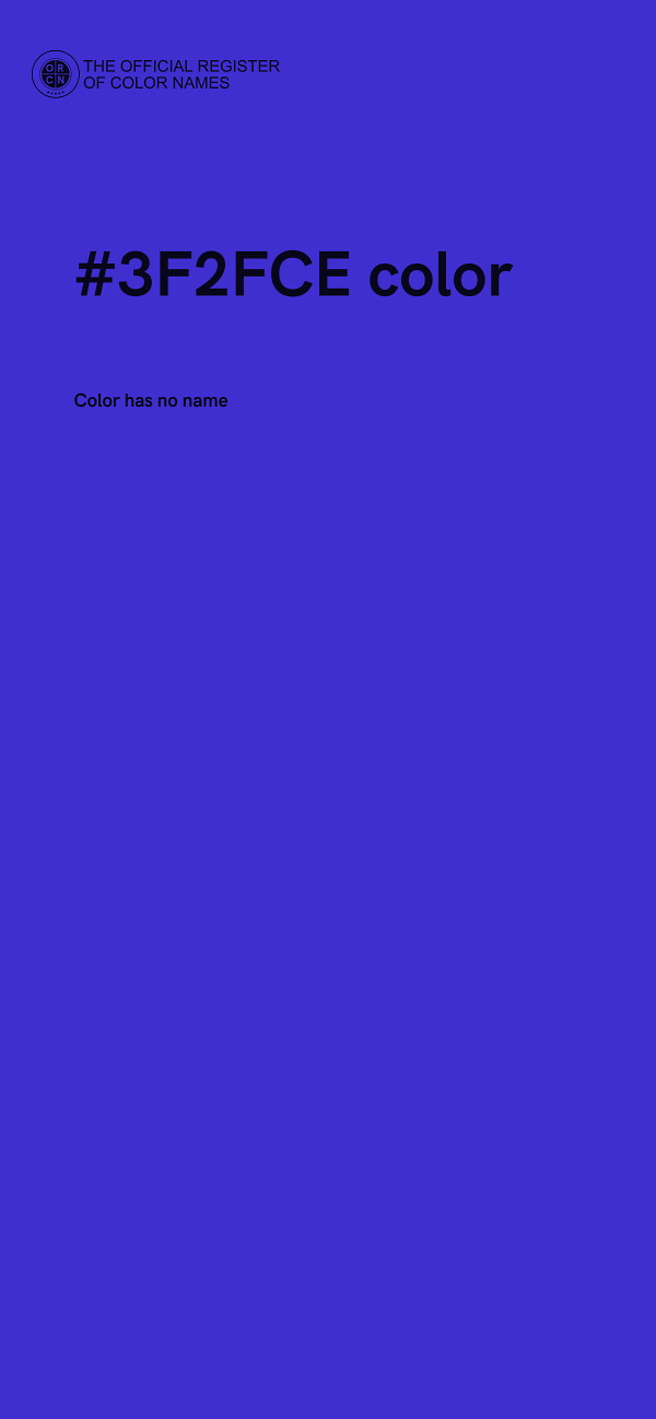 #3F2FCE color image