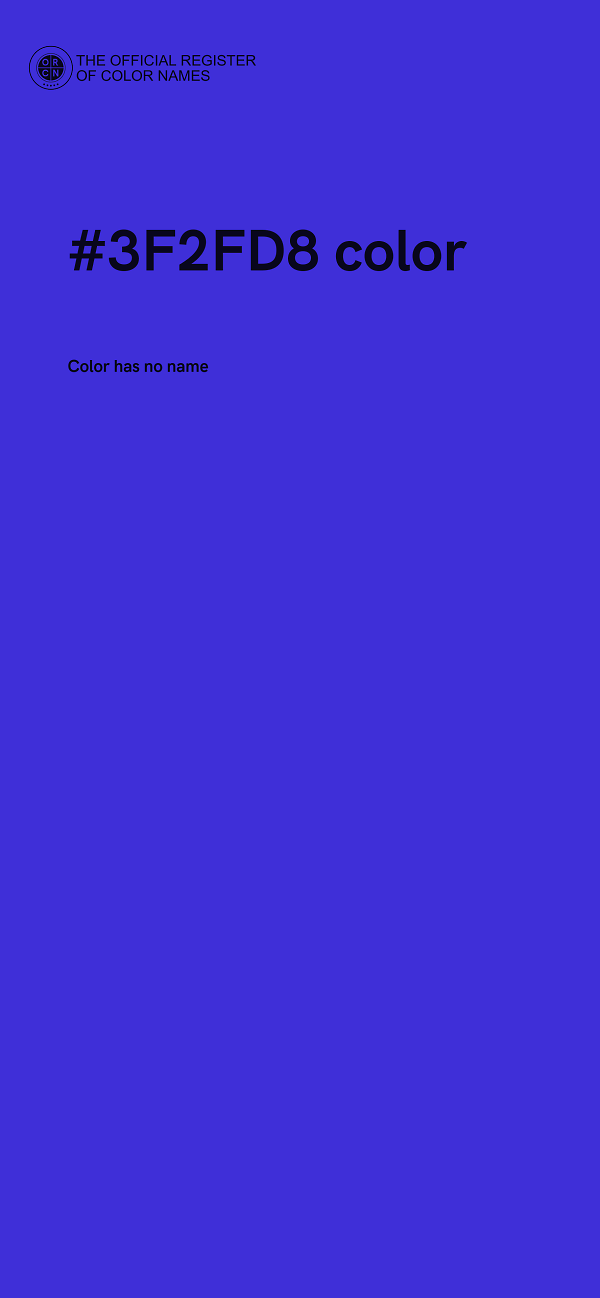 #3F2FD8 color image