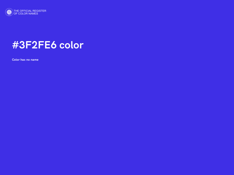 #3F2FE6 color image