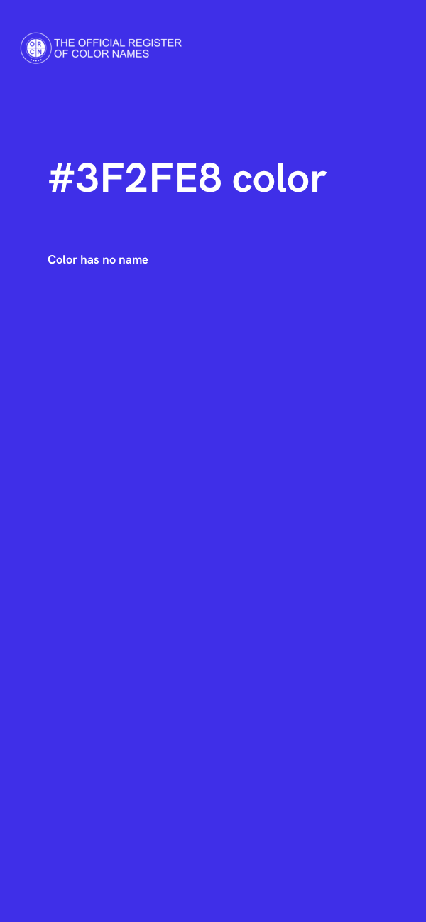 #3F2FE8 color image