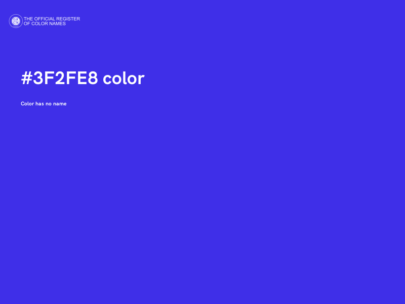 #3F2FE8 color image