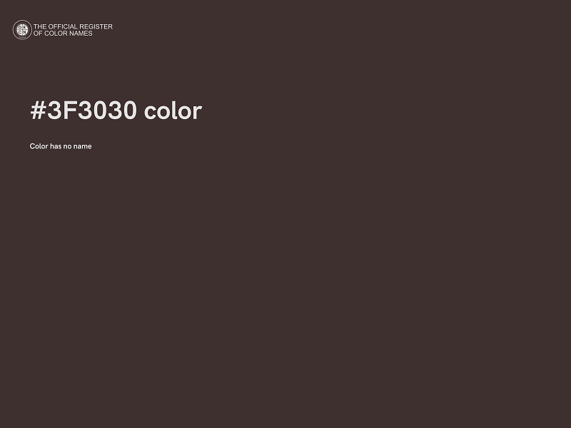 #3F3030 color image