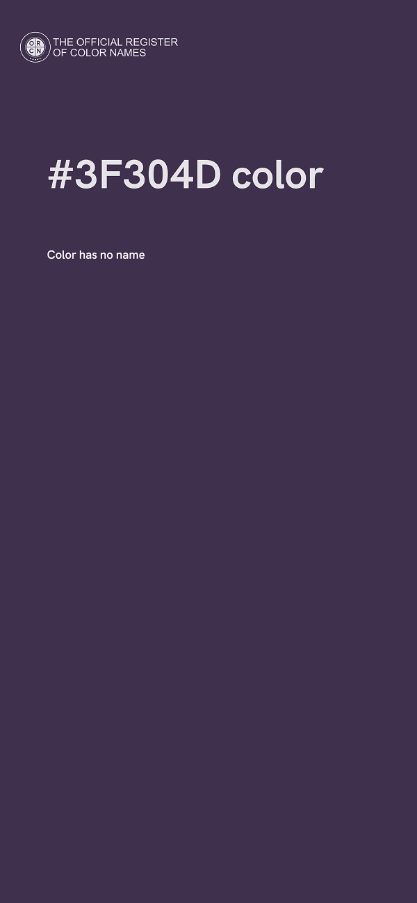 #3F304D color image