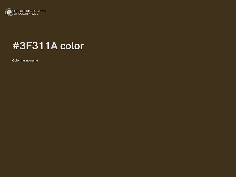 #3F311A color image