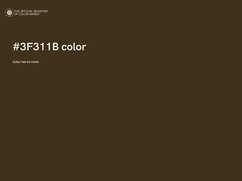 #3F311B color image