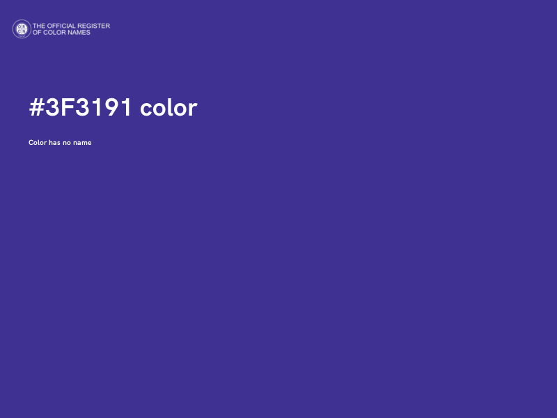 #3F3191 color image
