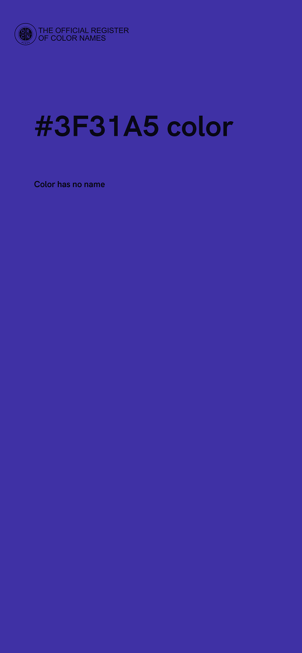 #3F31A5 color image