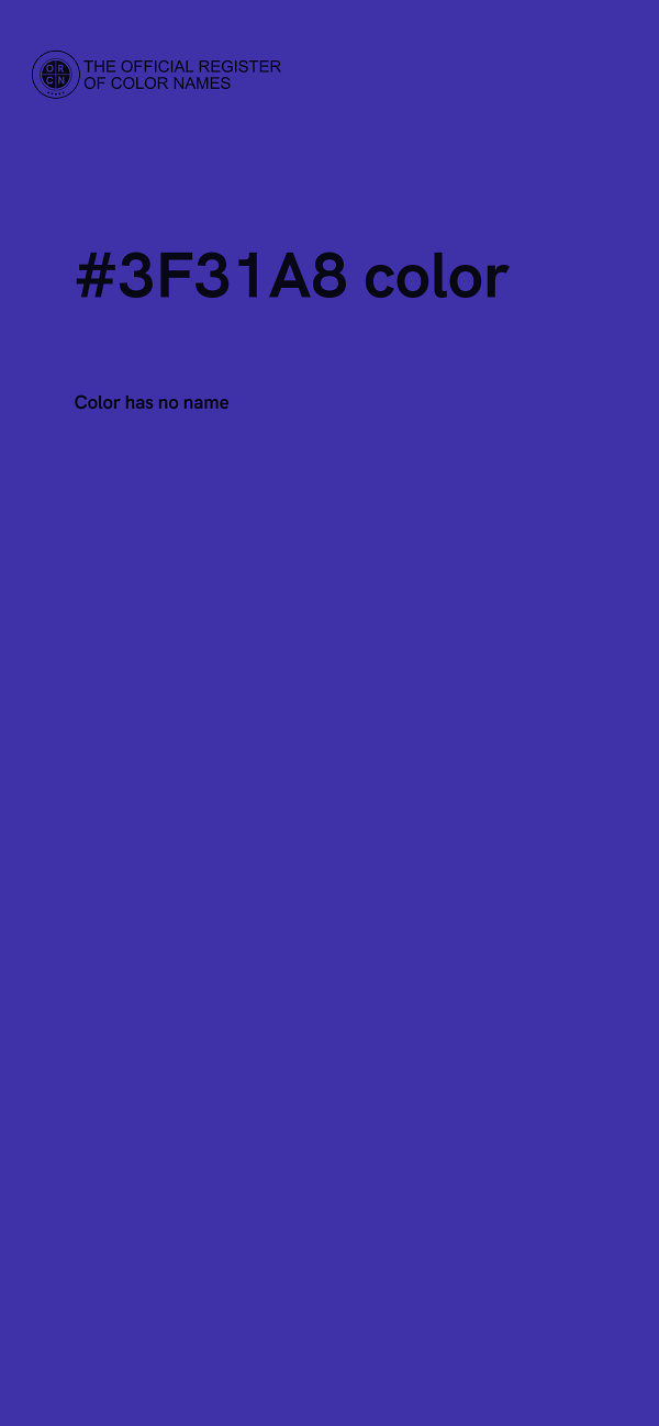 #3F31A8 color image