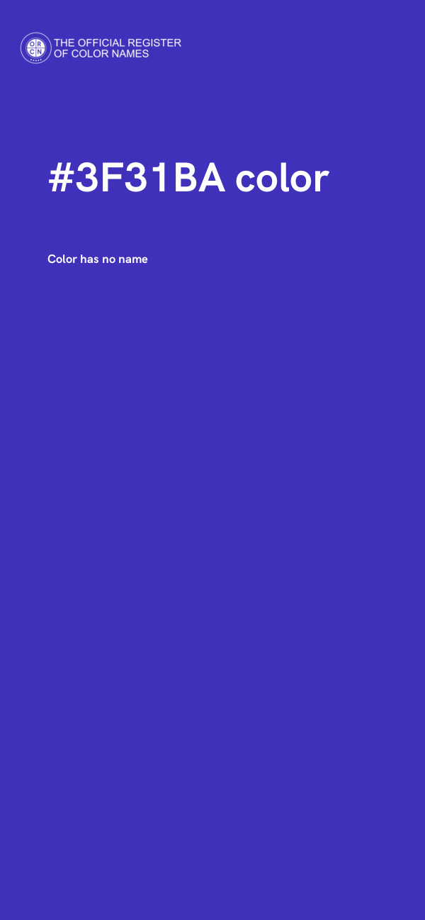 #3F31BA color image