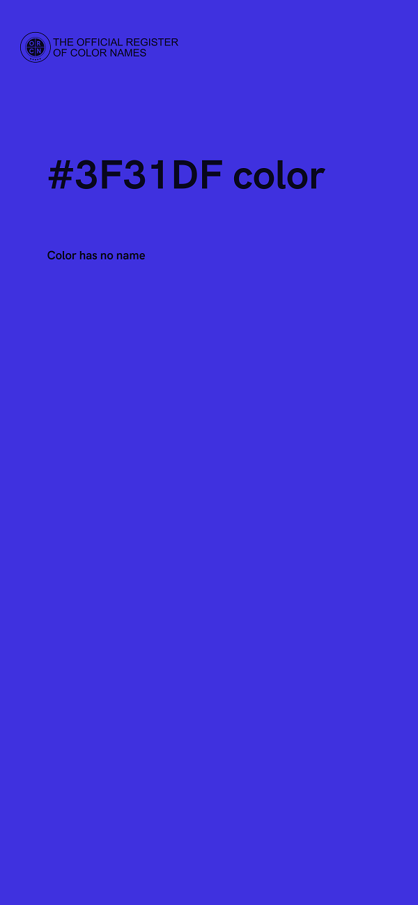 #3F31DF color image