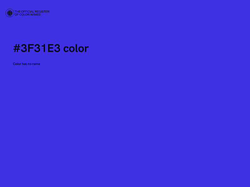 #3F31E3 color image