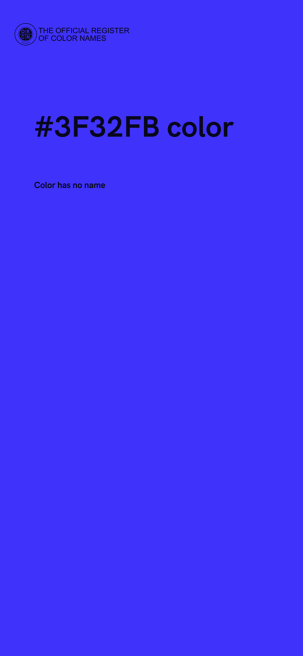 #3F32FB color image