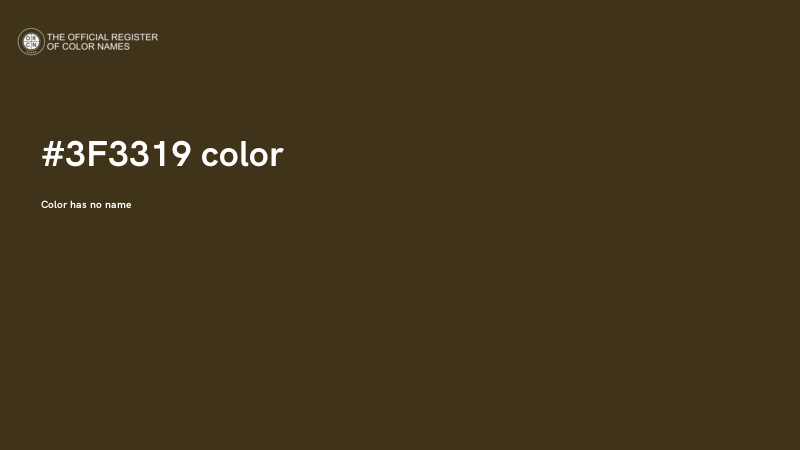 #3F3319 color image