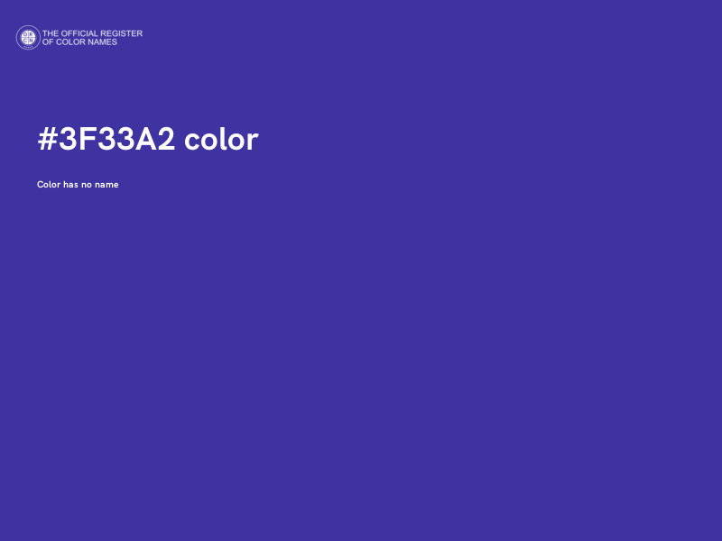 #3F33A2 color image