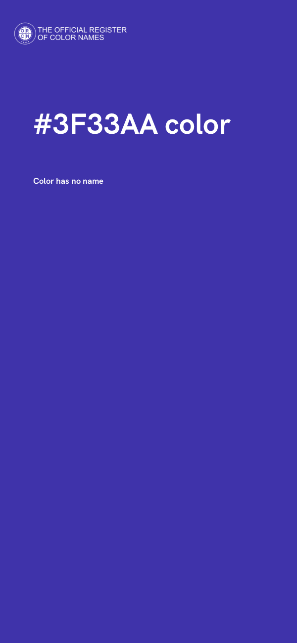 #3F33AA color image
