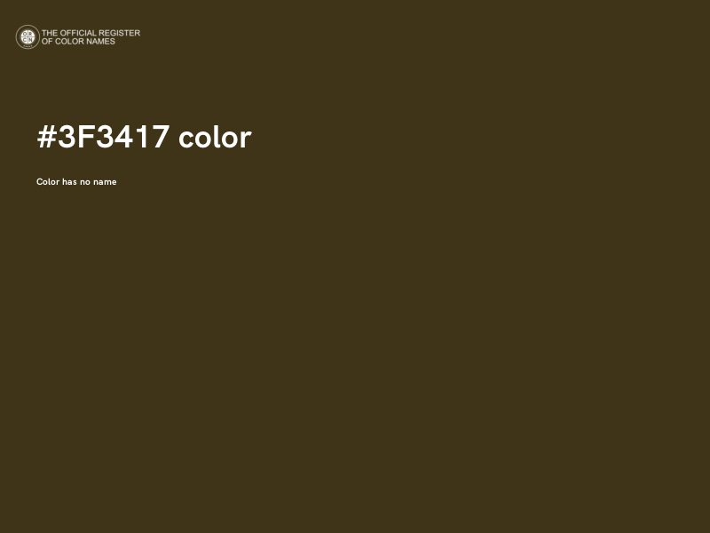#3F3417 color image