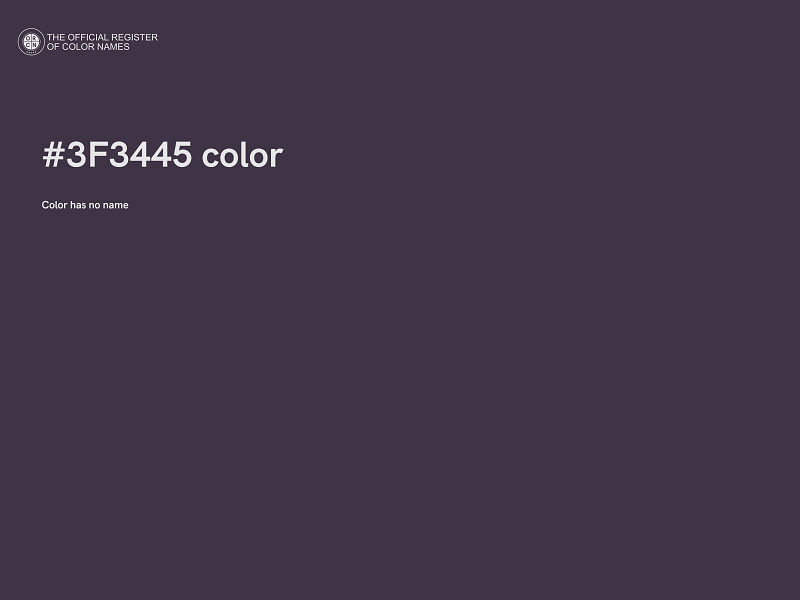 #3F3445 color image
