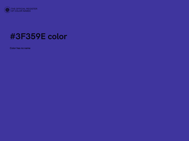 #3F359E color image