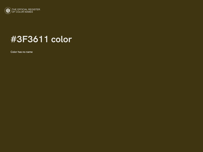 #3F3611 color image