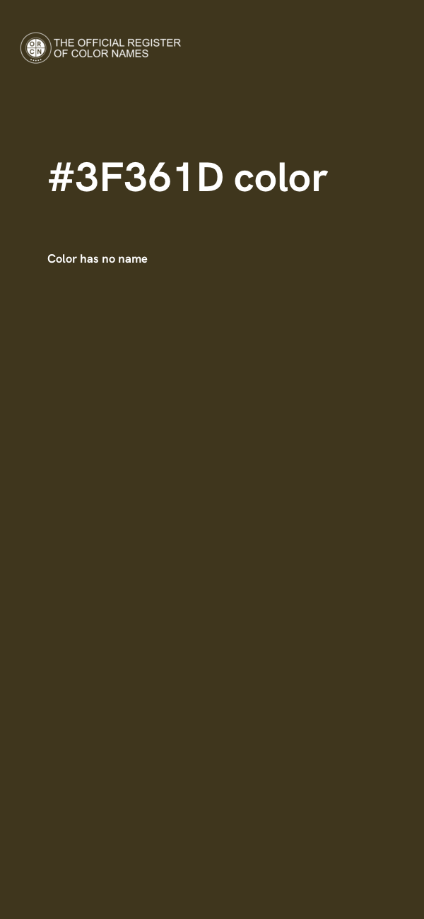 #3F361D color image