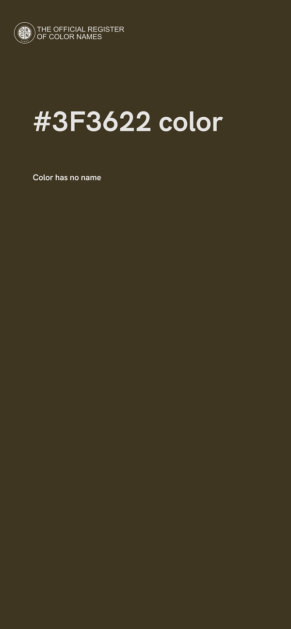 #3F3622 color image