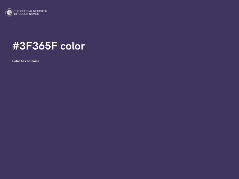#3F365F color image