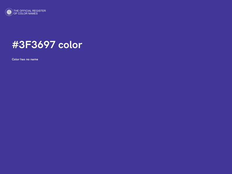 #3F3697 color image