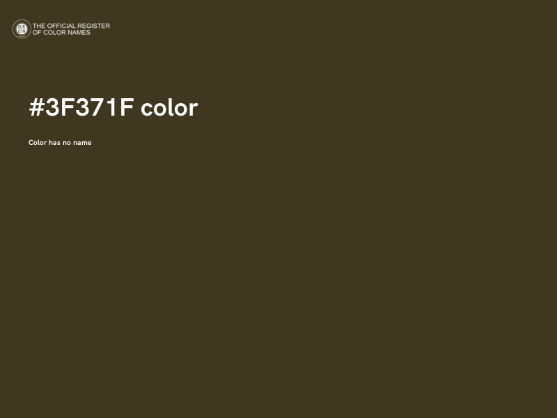 #3F371F color image