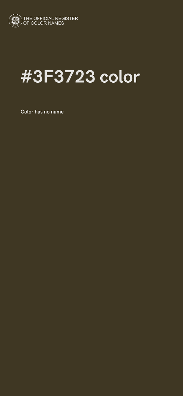 #3F3723 color image