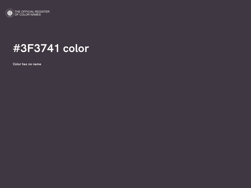 #3F3741 color image
